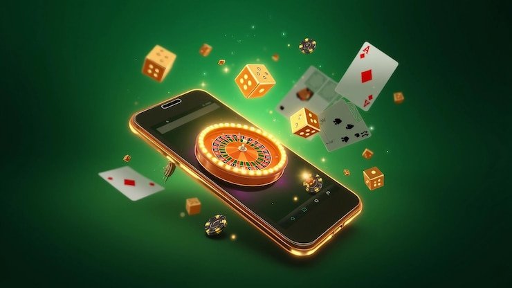 Ilustrasi ikan jackpot dalam suasana laut